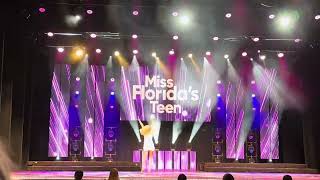 Miss Florida Teen opening  number