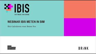 Webinar ibis meten in BIM