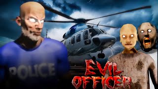 Helicopter escape in Evil officer Horror game|Full gameplay|On vtg!