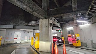 【お台場】デックス東京ビーチ『立体』駐車場出口から / From Decks Tokyo Beach parking lot exit