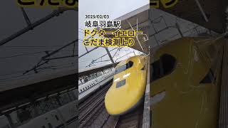 2025年2月3日 岐阜羽島駅ドクターイエローこだま検測上り #ドクターイエロー #doctoryellow  #shinkansen  #鉄道  #電車  #撮り鉄  #train