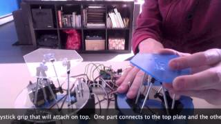 DIY Arduino 6DOF Joystick Stewart Platform Doppleganger