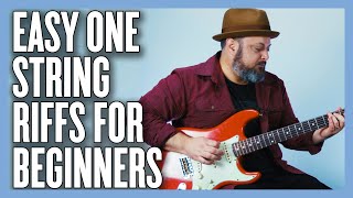 Rolling Stones, Tom Petty, Blues Brothers, CCR Easy Beginner Guitar ONE STRING RIFFS