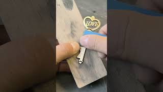 Using lasers to create an ancient key#commarker #commarkerb4 #lasercutting