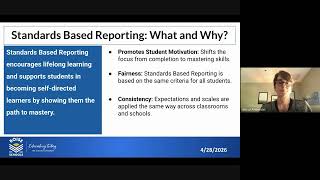 Standards Based Reporting - Parent Presentation Video