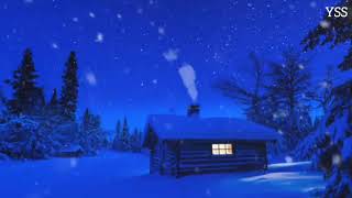 Epic Blizzard  at an Off Grid Log Cabin in the Mountains┇Howling Wind┇Nature Sounds for Sleep, Study