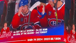 Montreal Canadiens 2024-25 Goal Horn LIVE At Bell Centre