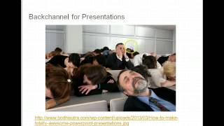 presentation backchannel