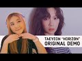 Horizon - Taeyeon English Demo by Megan Lee