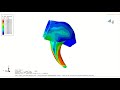 Biomechanical simulation of the F. leucobalia fang