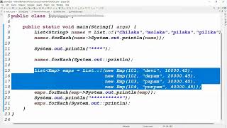 COREJAVA || JAVA-8 FEATURES || Session=11|| Method Reference filter() || Mr. RATAN SIR || 7330886699