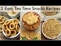 3 Instant TEA-TIME SNACKS Recipe~Authentic Bikaneri Bhujiya, Thattai & Ring Murukku !