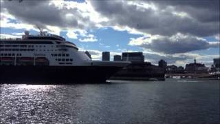 Maasdam - Holland America qui quitte le Vieux-Port de Montréal