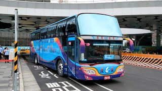 【臺鐵1110501類火車客運】【鼎東遊覽海線】興東遊覽2019年式大宇Daewoo TX3406A遊覽車 250-V9