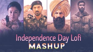 Independence Day Lofi Mashup 🇮🇳💜 - [OffBeat Lofi Remake] [Slowed+Reverb] - 15 August Special Songs