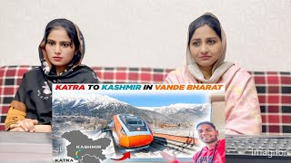 Katra to Kashmir: First Vande Bharat Train Journey 🚆✨ A Historic Ride! Katra to Srinagar