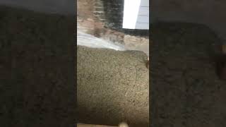Concrete slope gone wrong