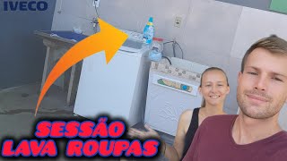 LALAVANDO ROUPA NO TRECHO E MAIS UM CARREGAMENTO...