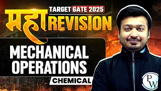 Mechanical Operations One Shot | Chemical Engineering Maha Revision | Target GATE 2025