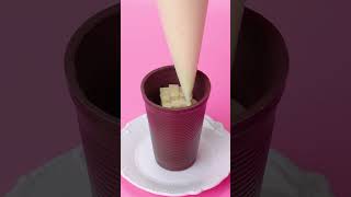 Satisfying Chocolate Cup Cutting #Shorts