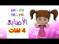 الأصابع باللغات الأربع  (العربية - الإنجليزية - التركية - الفرنسية) | قناة بلبل BulBul TV