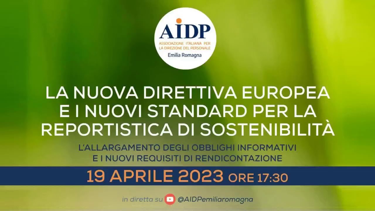 La Nuova Direttiva Europea E I Nuovi Standard Per La Reportistica Di ...