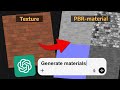 Create Every PBR-material You Need With ChatGPT