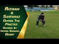 Wicket-Keeping Drills: Rizwan & Sarfaraz During The Practice Session At Incora Ground, Derby | PCB