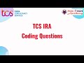 TCS IRA Coding Questions | Set 1 | Fox Tech Academy