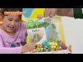 babyccino today we play episode 35 build a jungle with playmais surprise toy unboxing