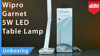 Wipro  Garnet 5W LED Table Lamp Unboxing