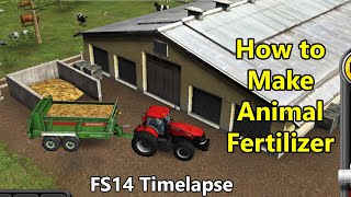 Fs14 Farming Simulator 14 - Animal Fertilizer Timelapse #125