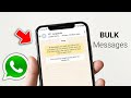How to Send Messages to Multiple Contacts in WhatsApp