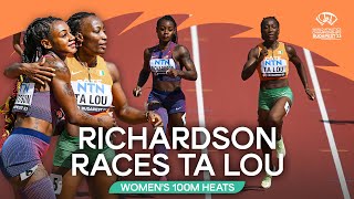 Sha'Carri Richardson cruises to 200m semi-finals | World Athletics Championships Budapest 23