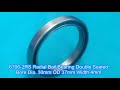 6706 2rs radial ball bearing double sealed bore dia. 30mm od 37mm width 4mm