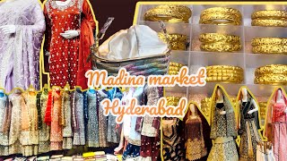 MADINA MARKET Hyderabad’s bridal shopping market | one of the famous market in Hyderabad |#hyderabad