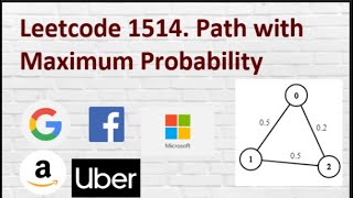 Leetcode 1514. Path with Maximum Probability