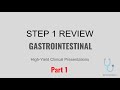 USMLE STEP 1 HIGH YIELD GASTROINTESTINAL PATHOLOGY | GI PART 1