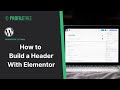 How to Build a Header With Elementor | Elementor | WordPress | WordPress Tutorial |WordPress Website