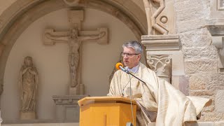 Neueinweihung Kreuzkapelle am Wißberg durch Bischof Peter Kohlgraf