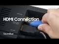 How to connect external devices to your Soundbar Using HDMI cables | Samsung US