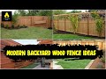 OLD DESIGN! Top 64+ Modern Backyard Wood Fence Ideas