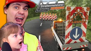 Naprawa z Larą NIEMIECKICH autostrad! 🤩 Straßenmeisterei Simulator