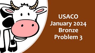 USACO January 2025 Bronze problem 3