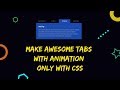 Tabs - CSS only - FlexCode