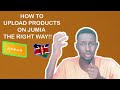 How to Upload Products on Jumia