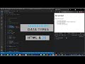 JavaScript Data Types | Vanilla JavaScript | JavaScript Tutorial for Beginners | Learn JavaScript