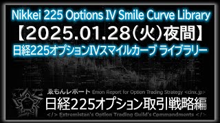 🔴【LIVE配信】日経225オプションIVスマイルカーブ【ゑもんレポート日経225オプション取引戦略編】Nikkei225option IV smile curve