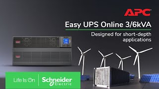 Easy UPS Online for Short-depth applications