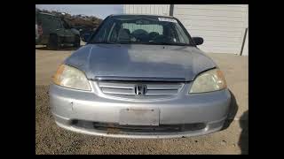 2HGES16561H543117 HONDA CIVIC 2001